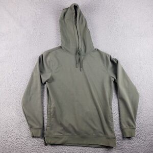 Cuts Clothing Hoodie Men S Green Hyperloop Stretch Pullover Sweatshirt Split Hem